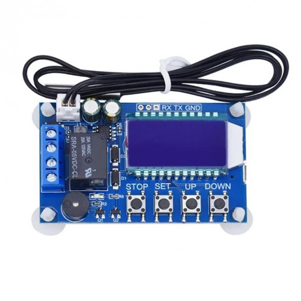 XY-T01 Sıcaklık Kontrol Devresi-Röle Çıkışlı Dijital Termostat(6-30V) ürün görseli 1