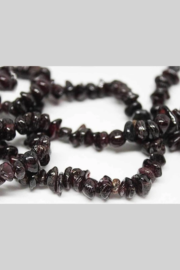 Lal (Granat) (Garnet) Kırık Doğal Taş Dizisi ürün görseli 1
