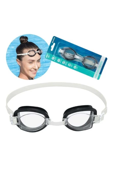 14+ Yaş Yetişkin Yüzücü Gözlüğü Vakumlu Uv Korumalı Darbeye Dayanıklı Deniz Gözlüğü Adult Goggles ürün görseli 1