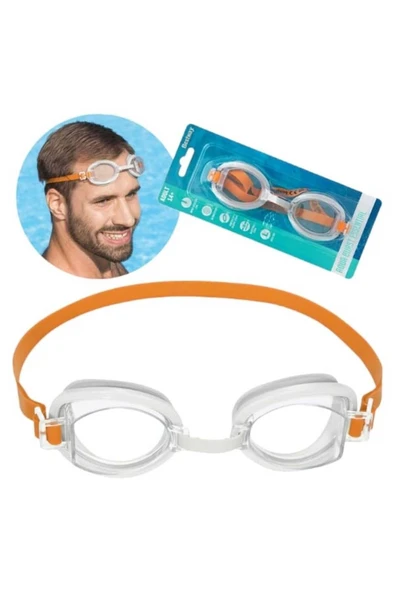 14+ Yaş Yetişkin Yüzücü Gözlüğü Vakumlu Uv Korumalı Darbeye Dayanıklı Deniz Gözlüğü Adult Goggles ürün görseli 1