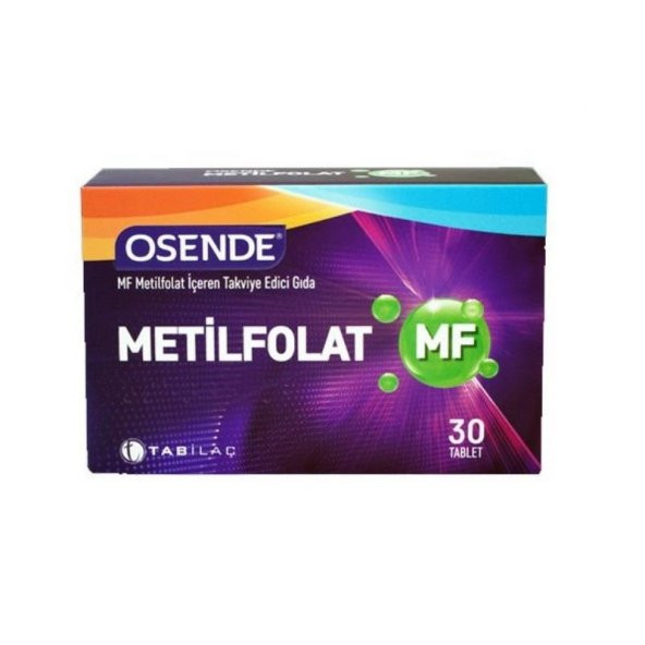 Osende Metilfolat MF 30 Tablet ürün görseli 1