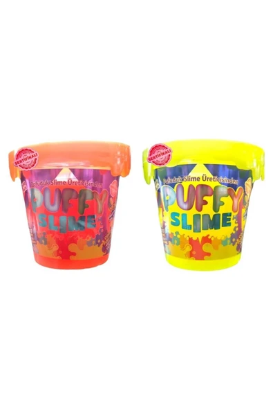 BamBamToys Puffy Slime Yeni Trend Slime -2 Adet Pofuduk Slime Neon Renkli 120 Gr Slaym ürün görseli 1