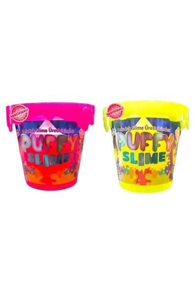 BamBamToys Puffy Slime Yeni Trend Slime -2 Adet Pofuduk Slime Neon Renkli 120 Gr Slaym ürün görseli 1