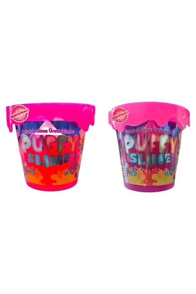BamBamToys Puffy Slime Yeni Trend Slime -2 Adet Pofuduk Slime Neon Renkli 120 Gr Slaym ürün görseli 1