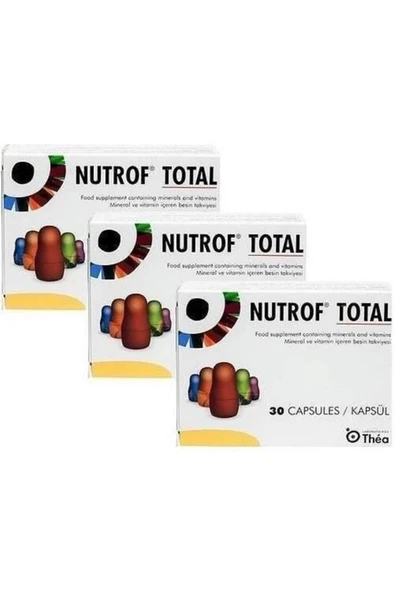 Nutrof Total 30 Kapsül 3 Adet ürün görseli 1