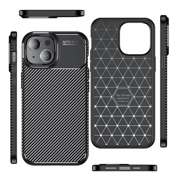 iPhone 15 Kılıf Negro Silikon Kapak - Resim 9