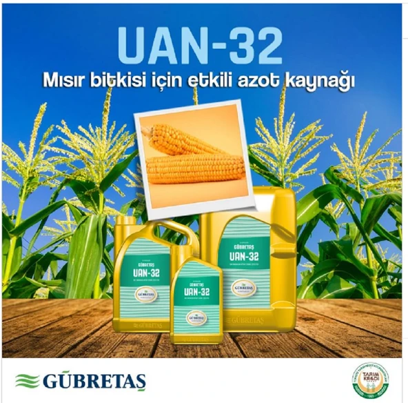 Gübretaş UAN32 Yüksek Azotlu Sıvı Gübre 20 Litre ürün görseli 1