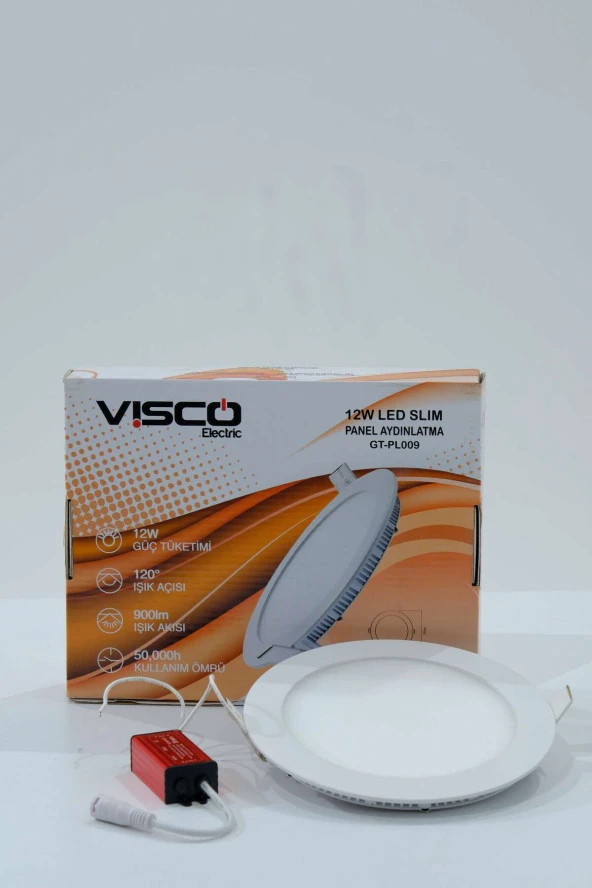 Visco 12W Led Slim Panel Günışığı IP65 - Resim 2
