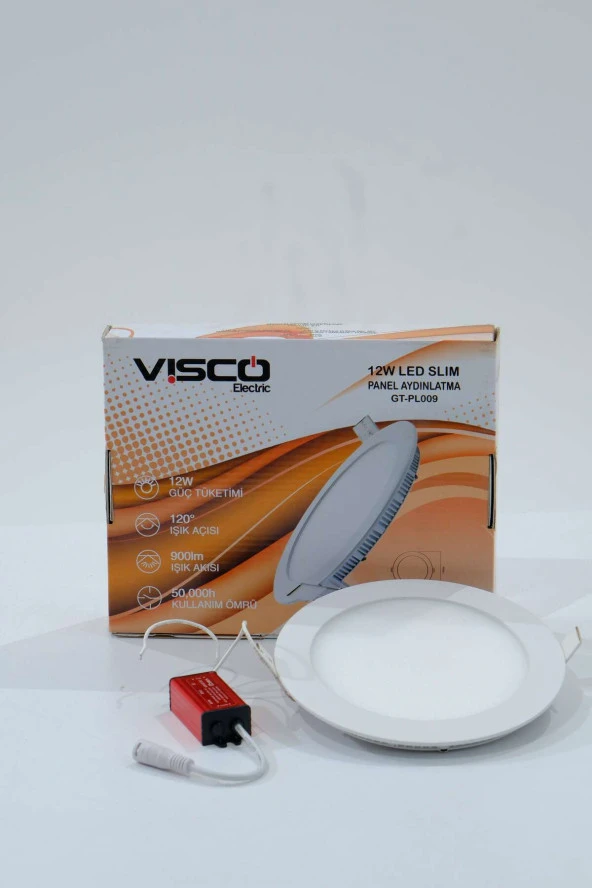 Visco 12W Led Slim Panel Günışığı IP65 - Resim 3