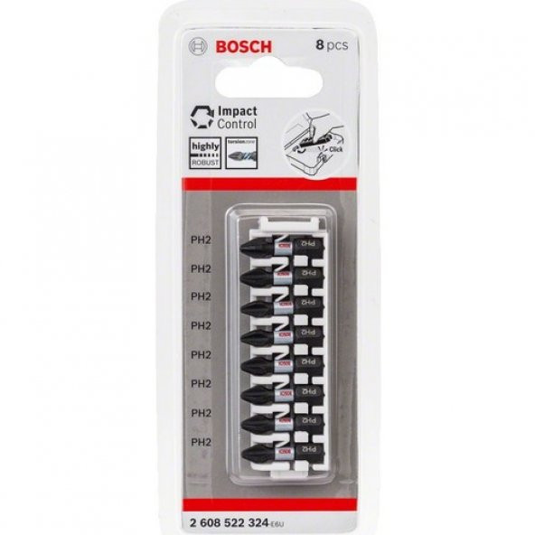 Bosch Impactc Vidalama Ucu PH2*25mm 8"Li (324) - Resim 2