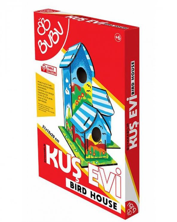 Bubu Boyanabilir Kuş Evi ürün görseli 1