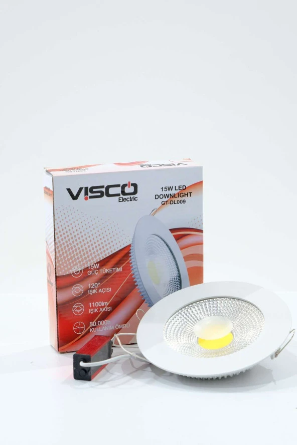 Visco 15W Downlight Led Panel Günışığı ürün görseli 1