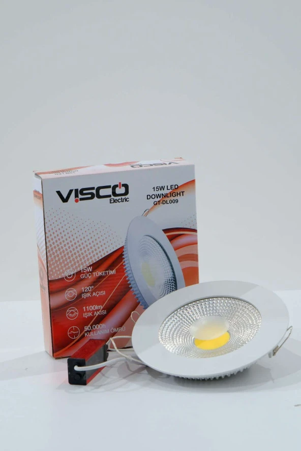 Visco 15W Downlight Led Panel Günışığı - Resim 2