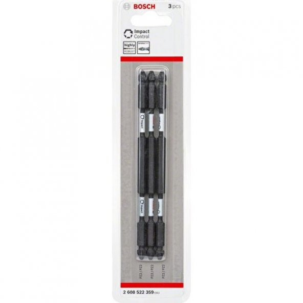 IMPACTC VİDALAMA ÇİFT UÇ PZ2*150MM 3"Lü     (359) - Resim 2