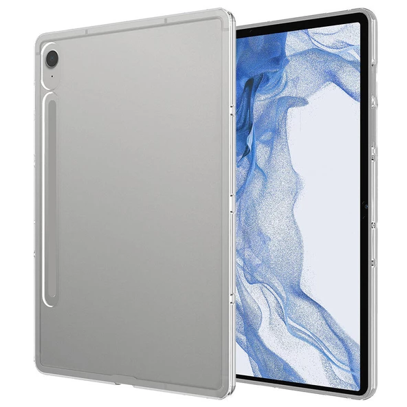 Galaxy Tab S9 FE Kılıf Esnek Tablet Süper Silikon - Resim 6