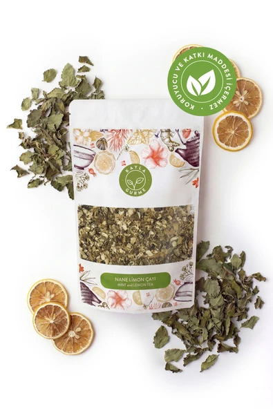 Kayla Gurme Nane Limon Çayı - Katkısız Koruyucusuz Kurutulmuş Nane Limon Çayı - Demleme Çay - 125 g ürün görseli 1