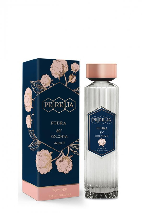 Pereja Pudra Cam Şişe Kolonya 250 ml ürün görseli 1