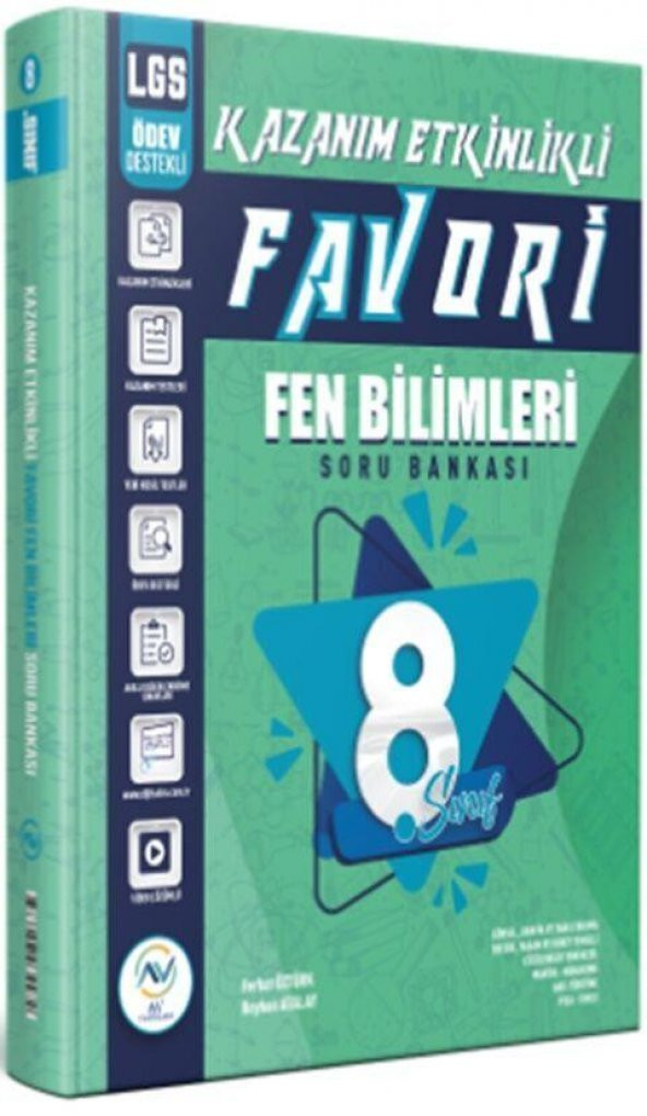 8. Sınıf Lgs Fen Bilimleri Kazanım Etkinlikli Soru Bankası Av Akıllı Versiyon Yayınları ürün görseli 1