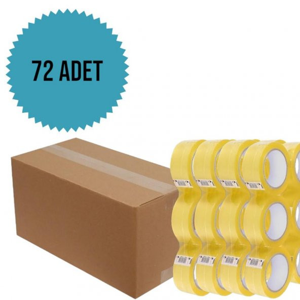 Akrilik Bant 45mm x 100 cm kopmayan bant, koli bandı, taşınma bandı, su geçirmez bant ürün görseli 1
