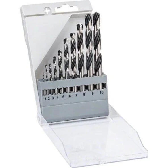HSSPointTeQ HEX Metal Matkap Ucu Set 10"Lu (348) - Resim 2