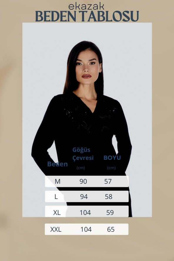 Payet Nakışlı Mini Yaka Bluz - Resim 10