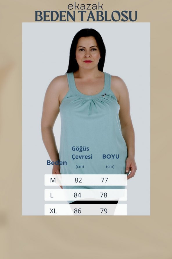 Triko Örme Kolsuz Tunik - Resim 8