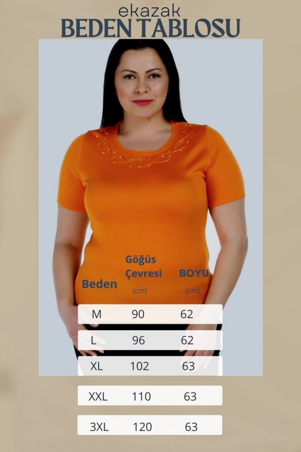 Kristal Taş El Şçliği Triko Bluz - Resim 5