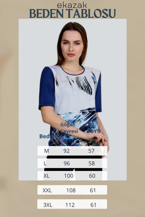 Modern Baskılı T-shirt - Resim 5