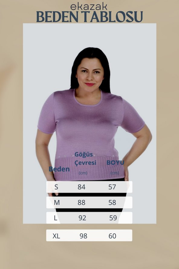 Inci Detaylı Triko Bluz - Resim 4