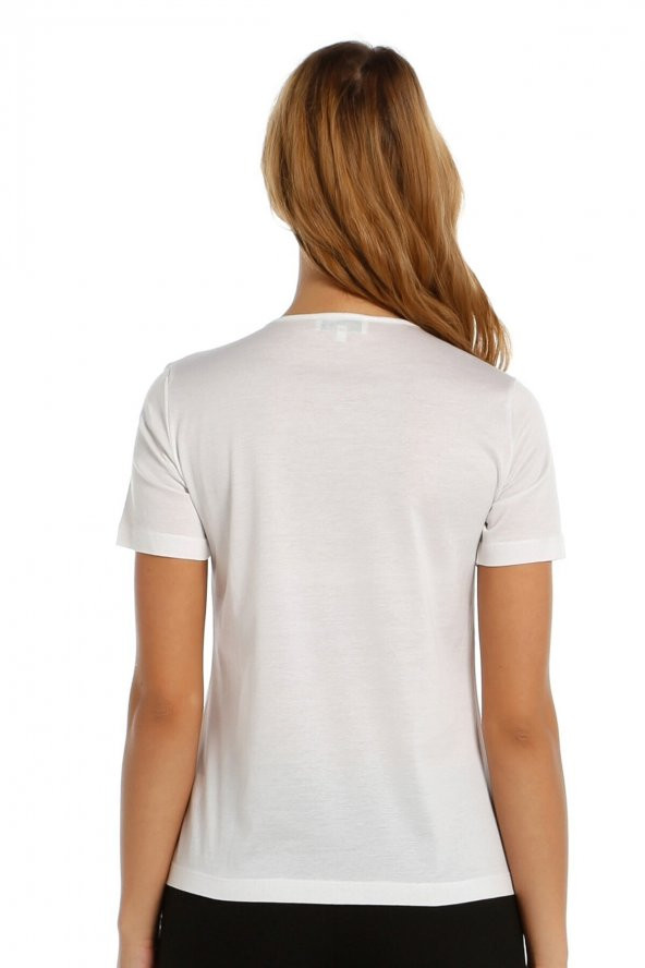 Taş Detaylı T-shirt - Resim 2