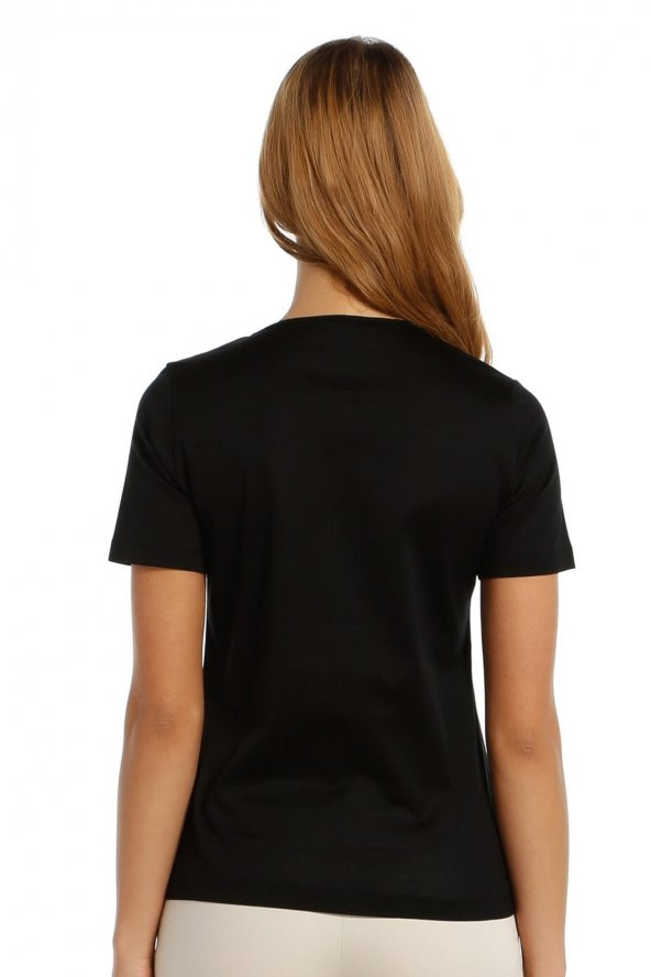 Taş Detaylı T-shirt - Resim 9