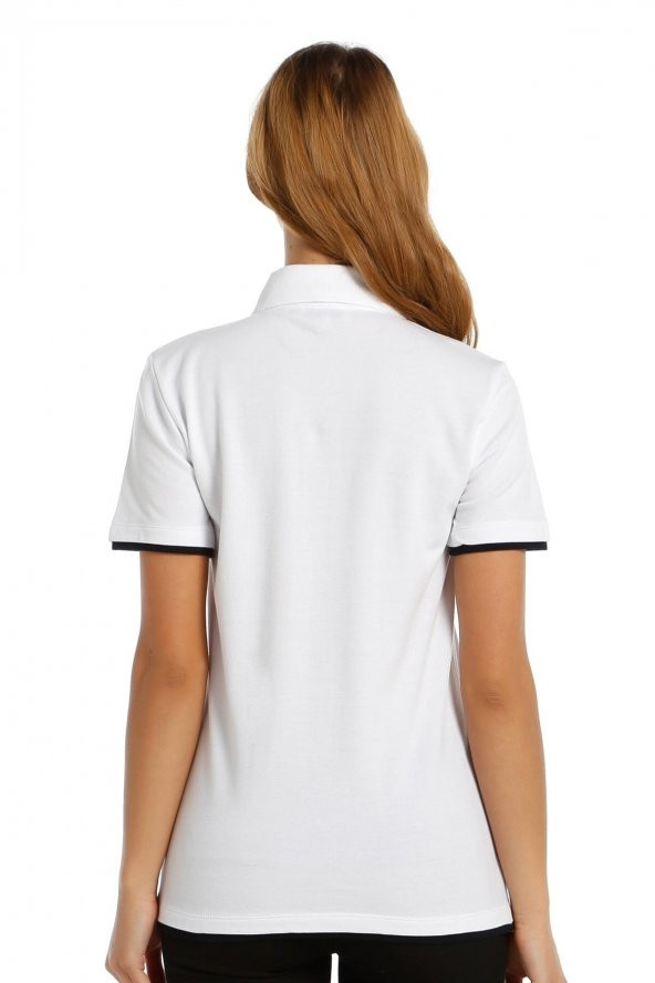 Polo Yaka Baskılı T-shirt - Resim 2