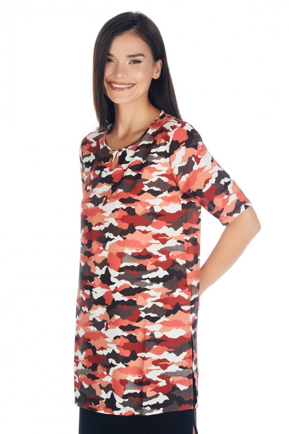 Kadın Kamuflaj Poly Tunik - Resim 6