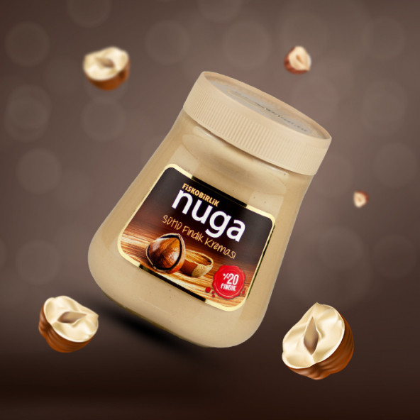 FİSKOBİRLİK NUGA SÜTLÜ FINDIK KREMASI 700G ürün görseli 1
