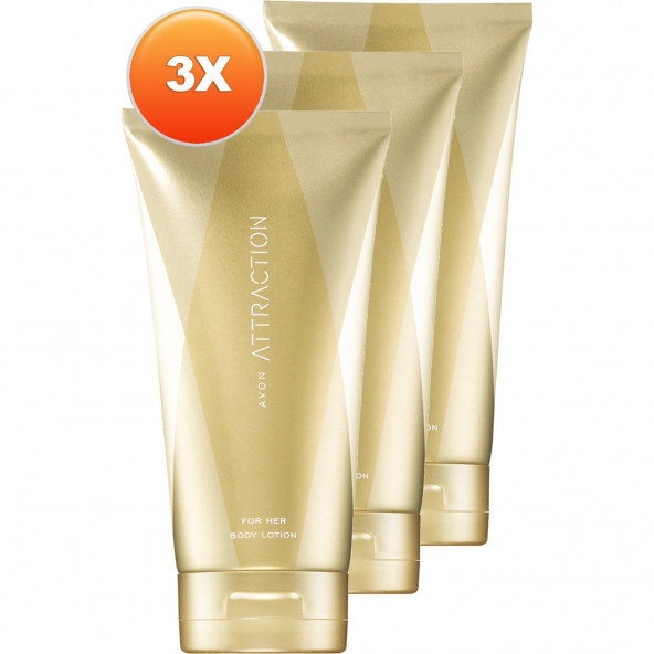 Avon Attraction Vücut Losyonu 150 ml Üçlü Set ürün görseli 1