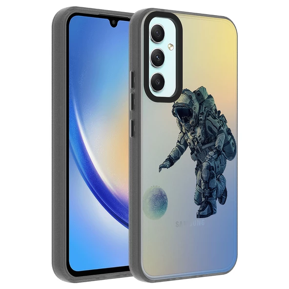 Samsung Galaxy A24 Kılıf Desenli Dragon Sert Kapak Kılıf ürün görseli 1
