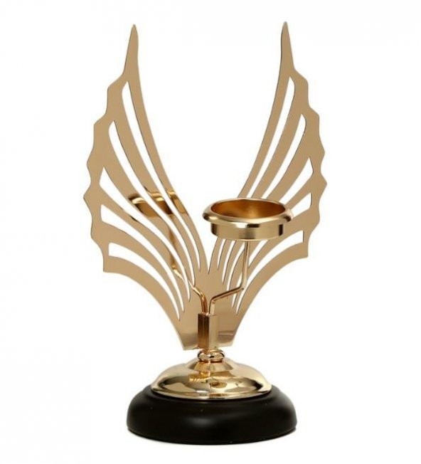 Crearthome Pegasus Gold Mumluk 17x14x25 cm AK.JE0086 ürün görseli 1