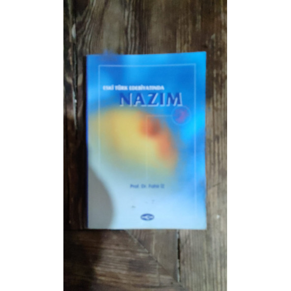 ESKİ TÜRK EDEBİYATINDA NAZIM 2 ürün görseli 1