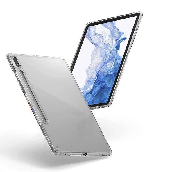 Galaxy Tab S8 Kılıf Esnek Tablet Süper Silikon - Resim 2