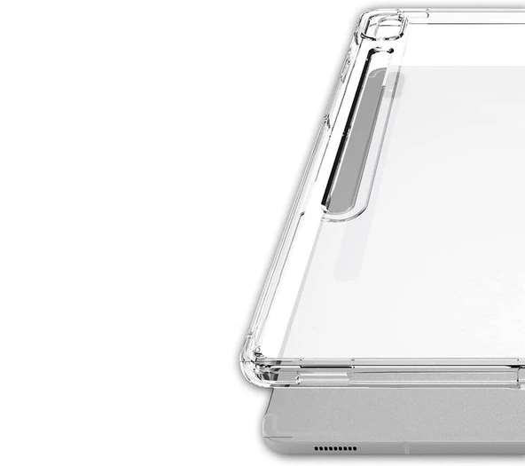 Galaxy Tab S8 Kılıf Esnek Tablet Süper Silikon - Resim 5