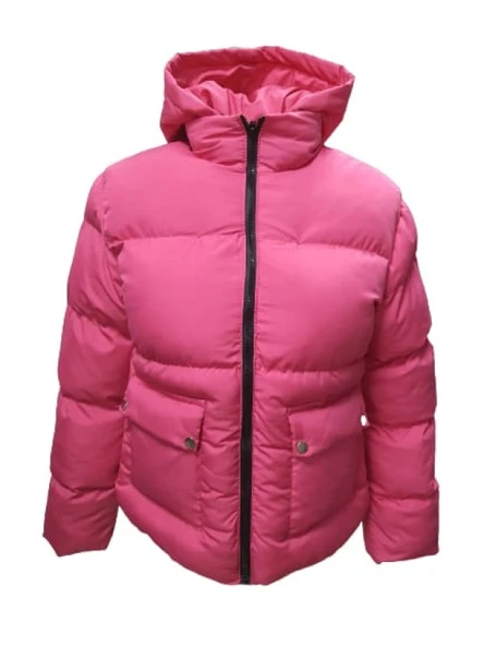 Kaside Y060 Kadın Oversize Kapüşonlu Şişme Spor Mont ürün görseli 1