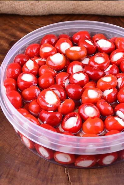 Sosero Peynir Dolgulu Kiraz Biber 1000 g ℮ ürün görseli 1