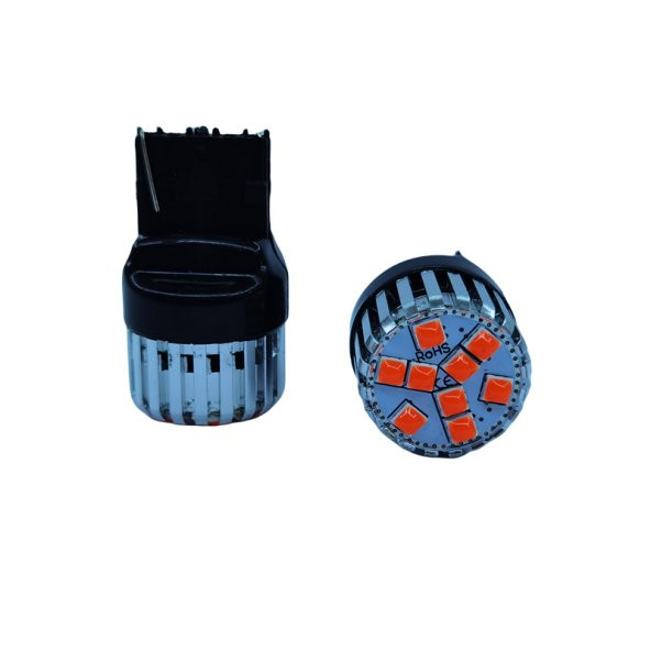 T20 Dekoratif led ampul tek duy canbuslı kırmızı 12V 4W / LAAM948-2 ürün görseli 1