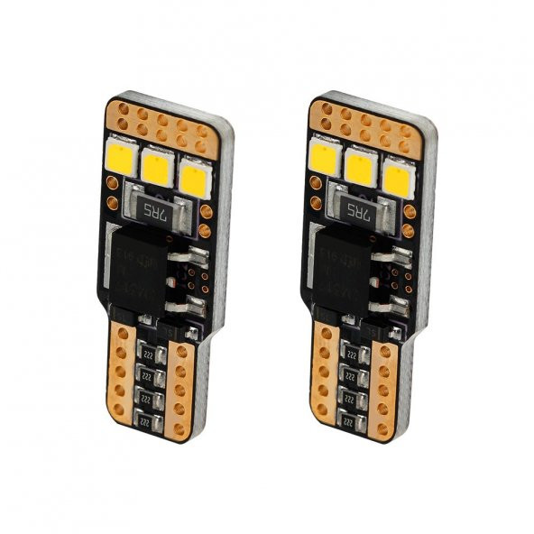 T10 Dekoratif led ampul turuncu 12V 4W canbus / LAAM953-1 ürün görseli 1