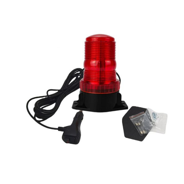 7 fonksiyonlu tepe lambası çakarlı mıknatıslı dikey model 12-30v kırmızı / LAIK537-2 ürün görseli 1