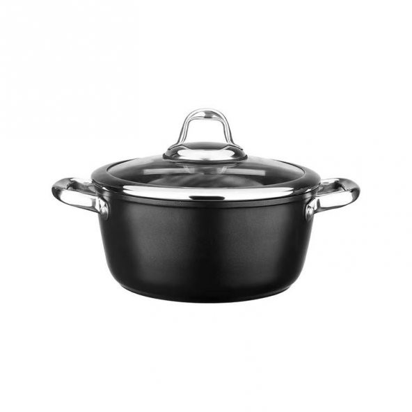 Leggno Mst2828dt20bk Master Titanium Tencere Siyah 20 cm ürün görseli 1