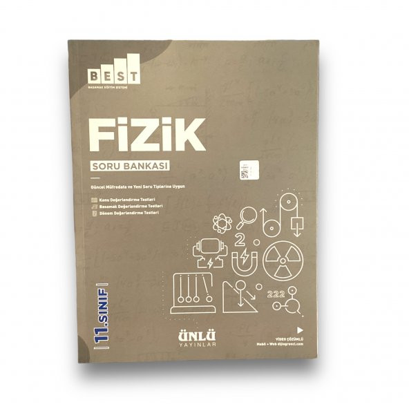 Ünlü Best 11.Sınıf Fizik Soru Bankası ürün görseli 1
