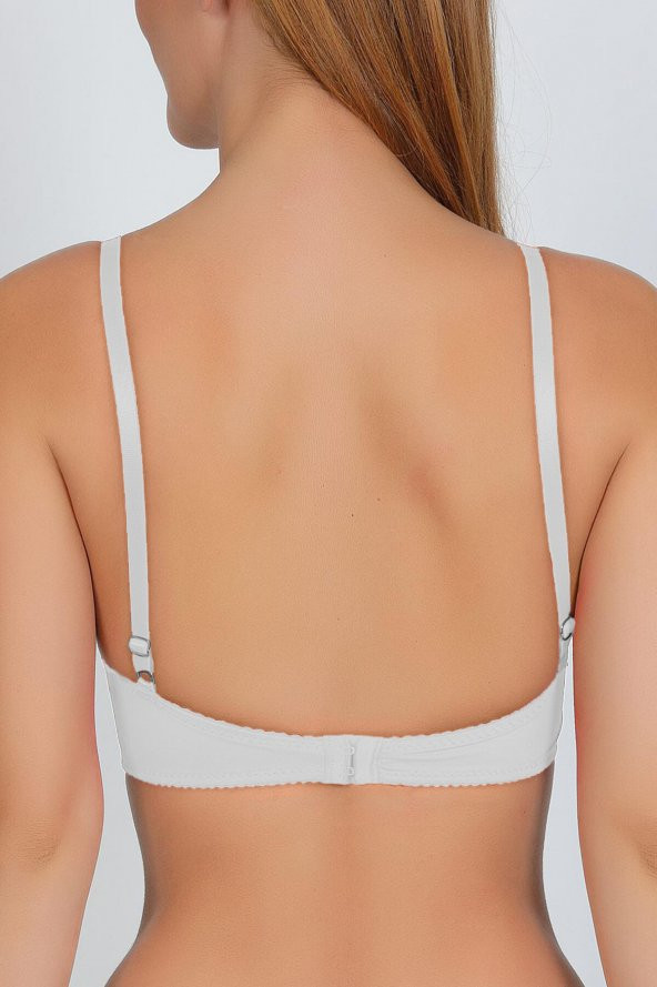 Beyaz Dantel Kapsız Bralet Sütyen - Resim 3