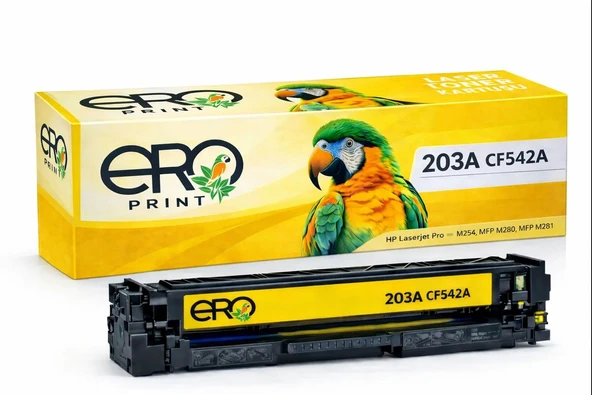 HP CF542A (203A) Sarı Muadil Toner ürün görseli 1