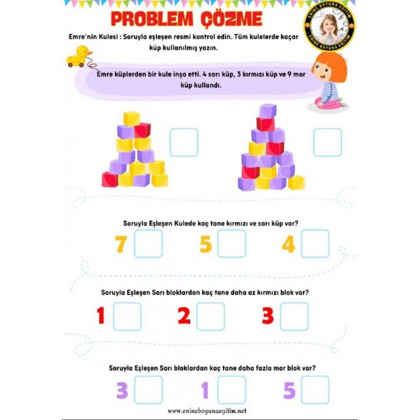 Okul Öncesi Matematik Ders Kitabı - Resim 5